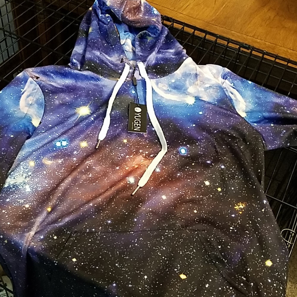 Space XXL sweatshirt.